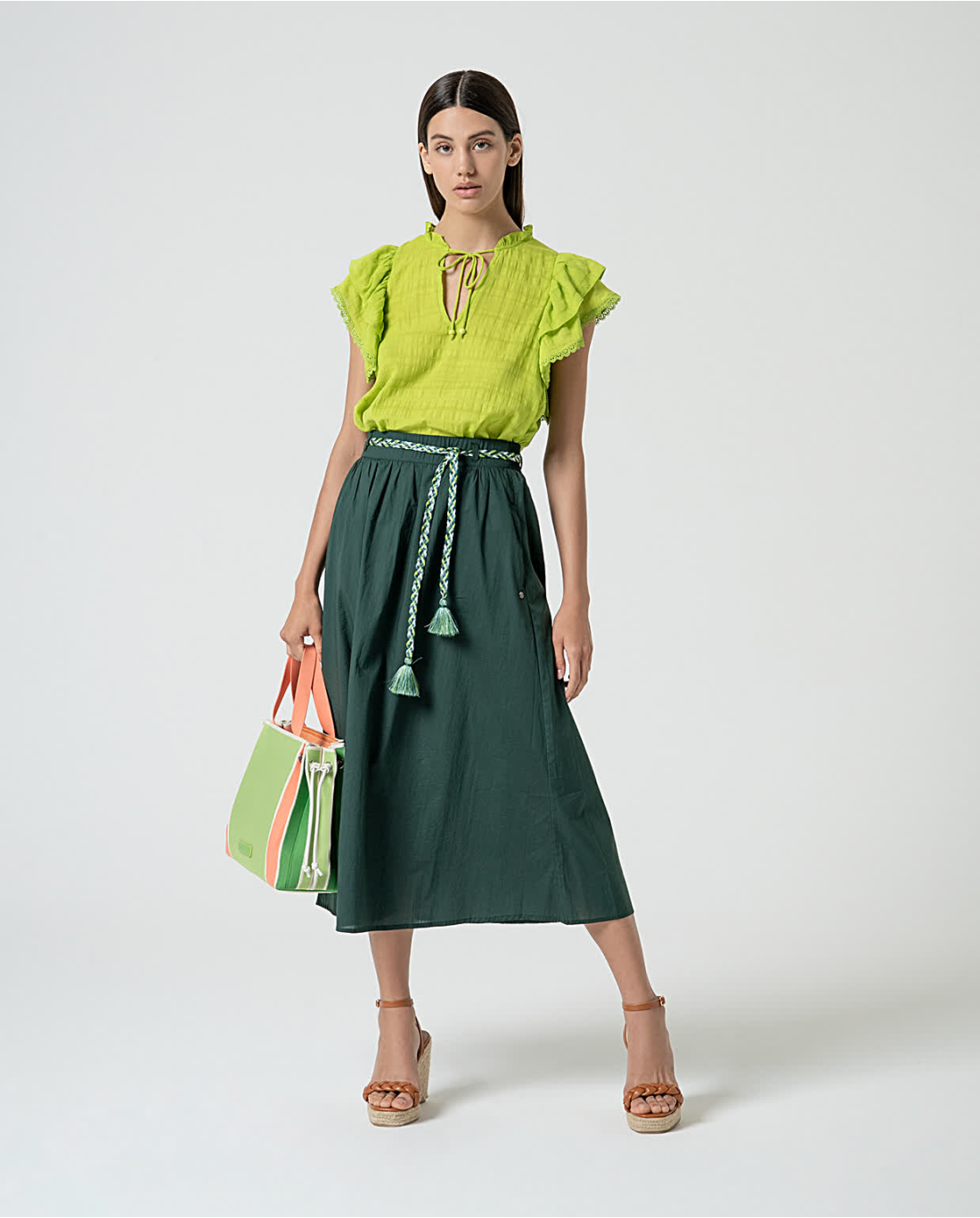 Top com babados SURKANA