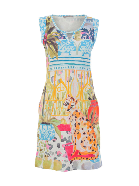 Vestido Dolcezza “Cheetah in the City 1” by Karen Fields
