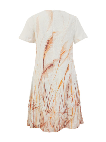 Vestido Linho Dolcezza “Reeds by the Shore” by Majella LeBlanc.